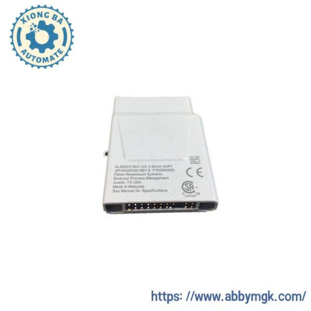 Emerson 12P4627X082: High-Side Discrete Output Module for Industrial Control Systems