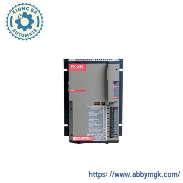 EMERSON FX-340 Servo Drive, Industrial Control Systems, High-Precision Motor Control, AC Drives