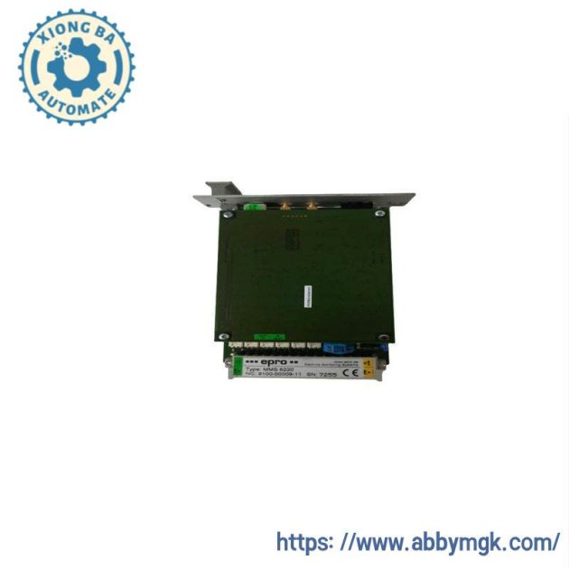 EPRO MMS6220: Vibration Monitoring Board, Advanced Sensor Technology for Industrial Control