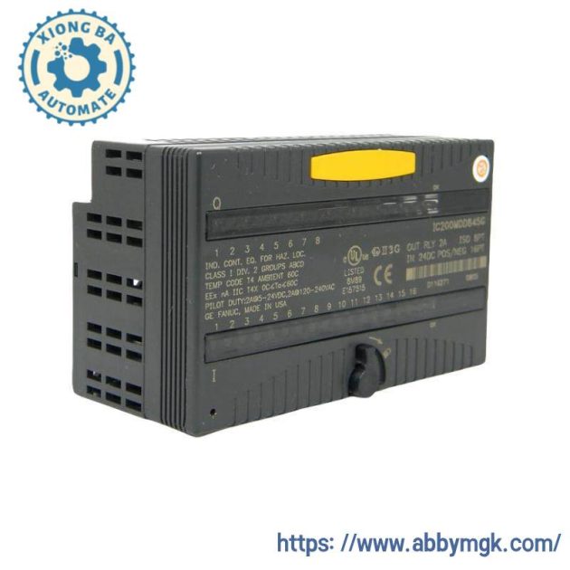 GE Fanuc IC200MDD845: Mixed Input/Output Module for Advanced Automation Solutions