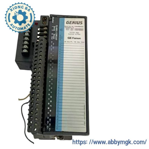 GE IC660BBD024: High-Performance DC 32 Circuit Source I/O Block for Industrial Automation