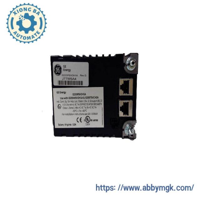 GE IS220PSVOH1A (NO REV) - Advanced Servo Control Pack for Industrial Automation