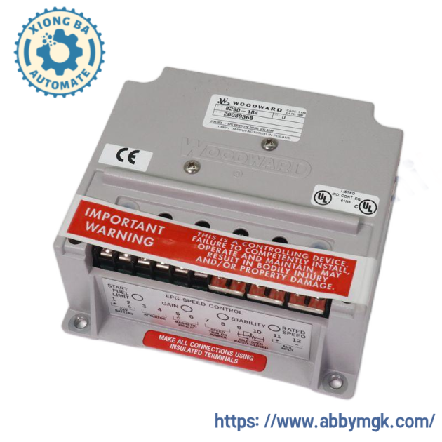 Woodward 8444-1067 High-Precision Control Module for Industrial Automation