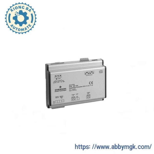 EMERSON EC3-X33 Universal Superheat Controller, Advanced Temperature Regulation for Industrial Applications