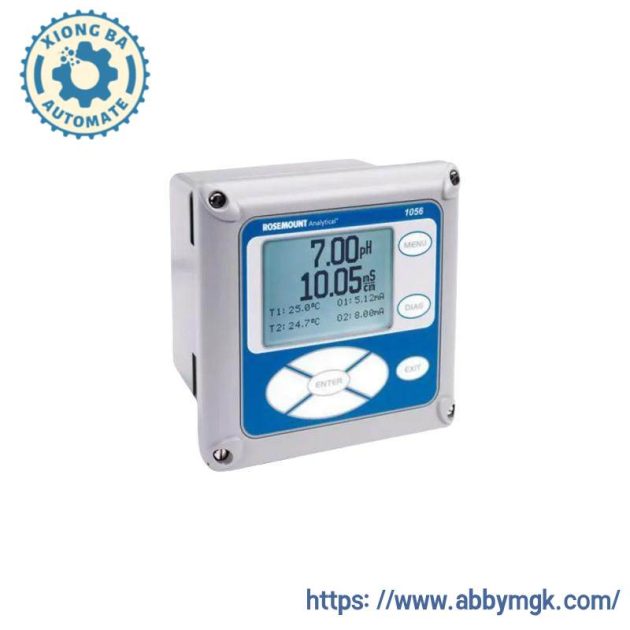 EMERSON 1056-01-22-38-AN Industrial Dual Input Analyser