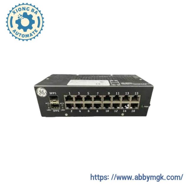 GE IS420ESWBH3A - Unmanaged Industrial Ethernet Switch with 8 Ports