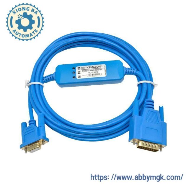 GE IC690ACC901 Direct Replacement Cable for PLC Systems