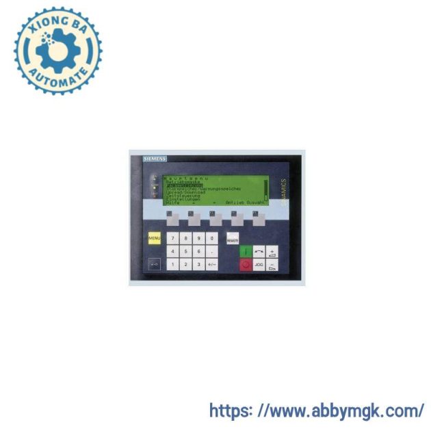 Siemens 6SL3055-0AA00-4CA5: Advanced Sinamics Operator Panel